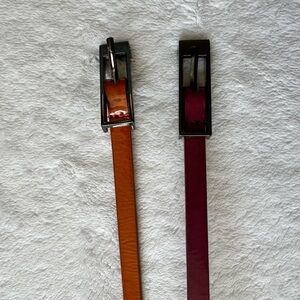 Magenta and Burnt Orange Belt